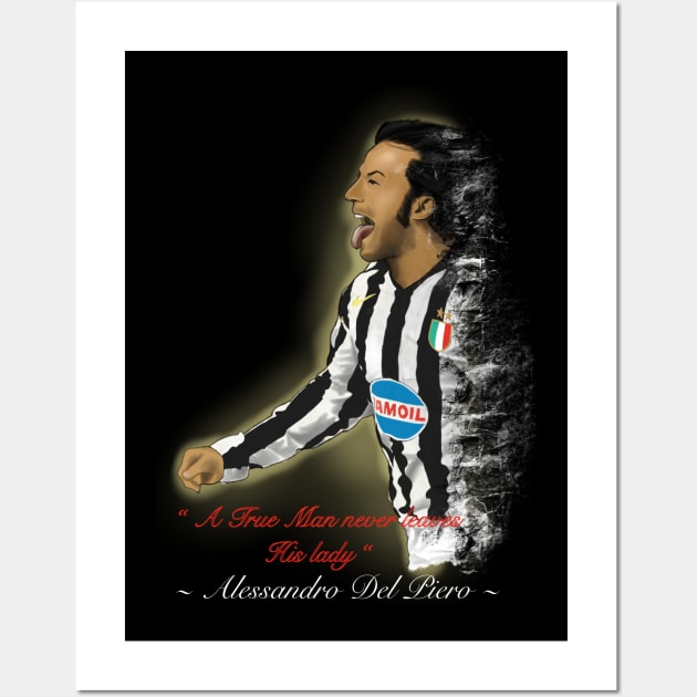 Alessandro Del Piero Wall Art by Flank Ivan